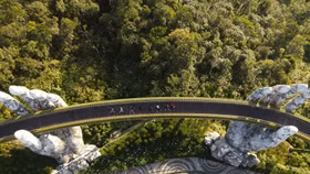 Cầu Vàng - “Đại sứ” du lịch Đà Nẵng được tạp chí Ấn Độ ca ngợi