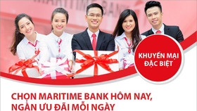 Ngàn ưu đãi tặng ngay mỗi ngày với Maritime Bank