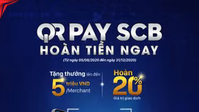 Tận hưởng ‘QR Pay - SCB hoàn tiền ngay’ dành cho khách hàng