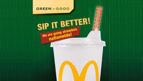 McDonald’s tìm kiếm các giải pháp thay thế ống hút nhựa