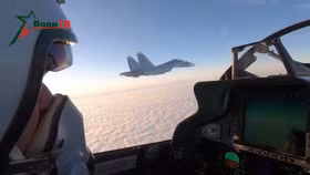 Video: Không quân Belarus diễn tập không chiến bắn đạn thật