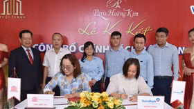 Ký kết tài trợ vốn cho khách hàng mua căn hộ và công bố mở bán giai đoạn 2 Dự án Paris Hoàng Kim