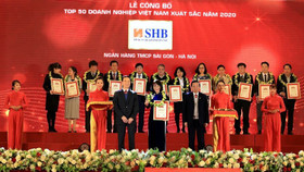 SHB vào Top 50 doanh nghiệp xuất sắc nhất Việt Nam