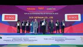 50 doanh nghiệp FDI được vinh danh tại giải thưởng Rồng Vàng