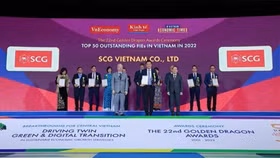 50 doanh nghiệp FDI được vinh danh tại giải thưởng Rồng Vàng