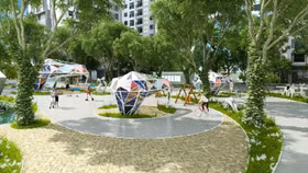 Không gian xanh trong dự án TNR Goldmark City