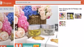 Shopee rao bán nhiều sản phẩm mỹ phẩm không rõ nguồn gốc, chưa được phép lưu hành