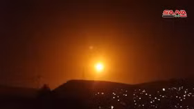 Israel lại không kích thủ đô Damascus của Syria