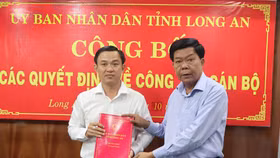 Long An: Bổ nhiệm ông Nguyễn Minh Hùng giữ chức Giám đốc Sở Xây dựng