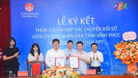 UBND tỉnh Vĩnh Phúc và FPT ký kết thỏa thuận hợp tác chuyển đổi số