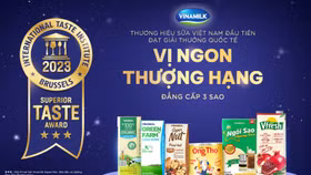 Nhiều sản phẩm “Nhà Vinamilk” được gắn sao “Vị ngon thượng hạng” bởi các chuyên gia quốc tế hàng đầu ngành thực phẩm