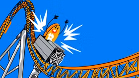 Bitcoin “đi tàu lượn” về 25.000 USD