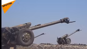 Quân đội Syria pháo kích mãnh liệt vào trận địa thánh chiến ở Idlib