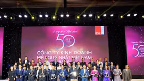 Novaland tiếp tục được vinh danh trong top 50 công ty kinh doanh hiệu quả nhất Việt Nam