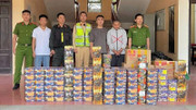 Công an Nghệ An bắt giữ lượng lớn hàng cấm do nước ngoài sản xuất