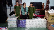 Công an Gia Lai phát hiện số lượng rất lớn thuốc lá điếu nhập lậu cất giấu trong hầm nhà