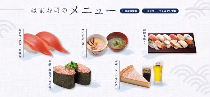 nhà hàng sushi Hamazushi