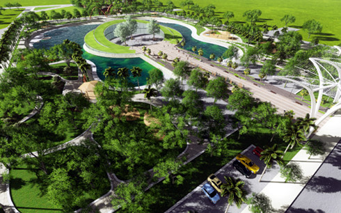 Phối cảnh Công viên Âm nhạc.