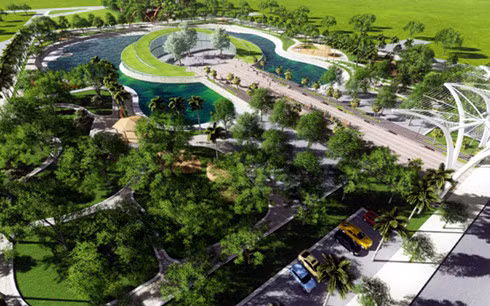 Phối cảnh Công viên Âm nhạc.