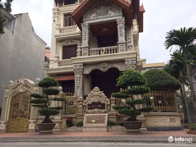 Những biệt thự hàng chục tỷ đồng lộng lẫy ở ven đô Hà Nội ảnh 1