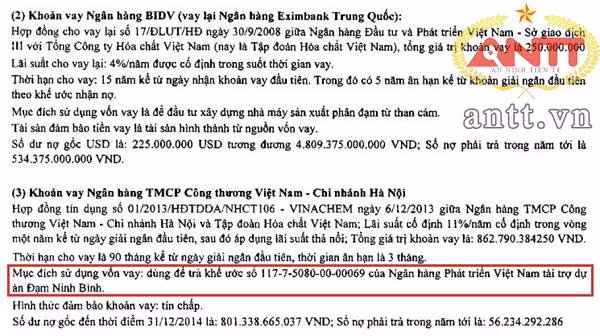 Ngân hàng nào đang "ngồi trên lửa" với những dự án thua lỗ của Vinachem? ảnh 1