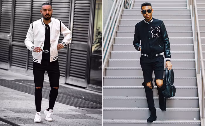 Phối đồ cùng áo khoác bóng chày thu hút mọi ánh nhìn-2