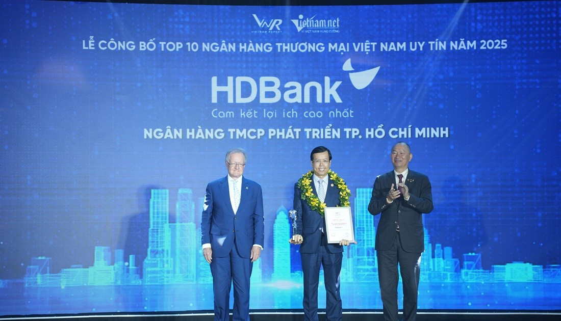HDBank giữ vị trí thứ 3 top ngân hàng niêm yết uy tín và hiệu quả nhất ...