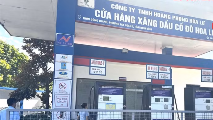Vi phạm hoạt động kinh doanh, một doanh nghiệp xăng dầu ở Ninh Bình bị xử phạt