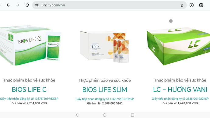 Vi phạm trong bán hàng đa cấp, Công ty Unicity Marketing Việt Nam bị xử phạt hàng trăm triệu đồng