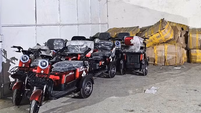 Công an Thanh Hoá triệt phá đường dây buôn lậu xe điện ba bánh