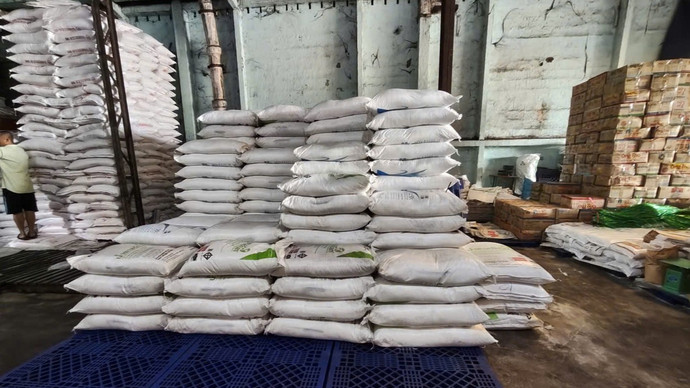 Thu giữ lượng lớn đường cát nhập lậu ở TP. Hồ Chí Minh