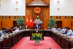 Thủ tướng Phạm Minh Chính chủ trì cuộc họp Thường trực Chính phủ để tiếp tục cho ý kiến về các giải pháp bảo đảm cung ứng và bình ổn giá xăng dầu