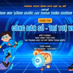 Phát động Cuộc thi "Công dân số - Trí tuệ Việt" cho học sinh toàn quốc