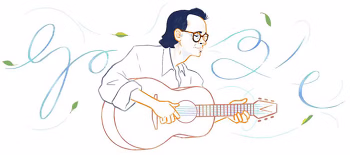 Nhạc sỹ Trịnh Công Sơn được tôn vinh trên Google Doodles