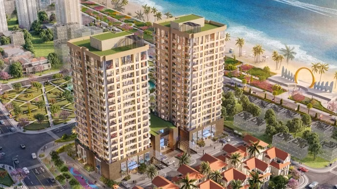 Vị trí ven biển cùng thiết kế xanh mang đến lợi thế cho các dự án nằm tại lõi đô thị Cửa Lò