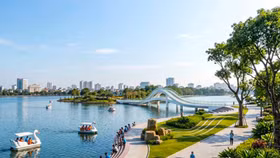 Phối cảnh minh họa không gian cảnh quan mặt nước hồ Thủ Lệ. Ảnh: Đơn vị tư vấn