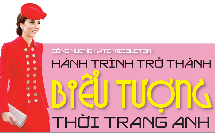 Công nương Kate Middleton: Hành trình trở thành biểu tượng thời trang Anh