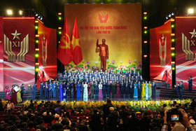 Bà Nguyễn Thị Nga, Chủ tịch Tập đoàn BRG tham dự chuỗi sự kiện của Đại hội Thi đua yêu nước toàn quốc lần thứ XI