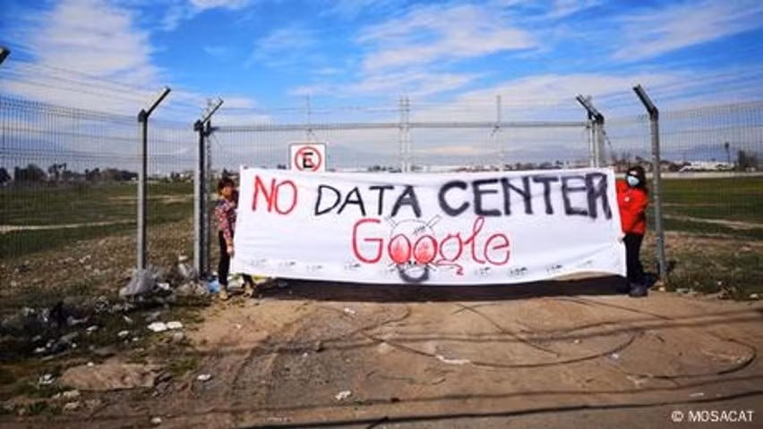Một số người dân Chile tìm cách chặn hoạt động xây dựng trung tâm dữ liệu của Google tại Cerrillos