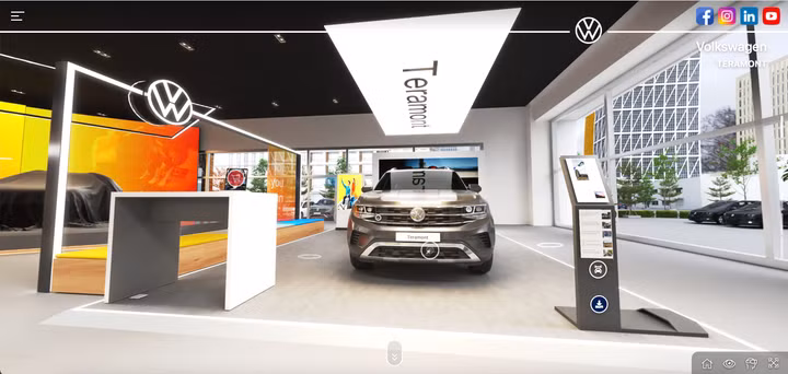 Volkswagen T-Cross nhận đặt hàng online ngay trên showroom ảo