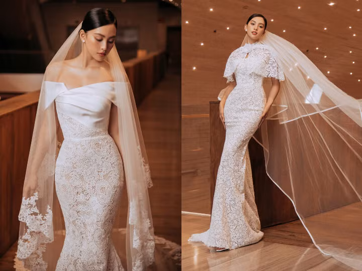 Hoa hậu Tiểu Vy nàng thơ của Lê Thanh Hòa với BST “Shine Your Light”