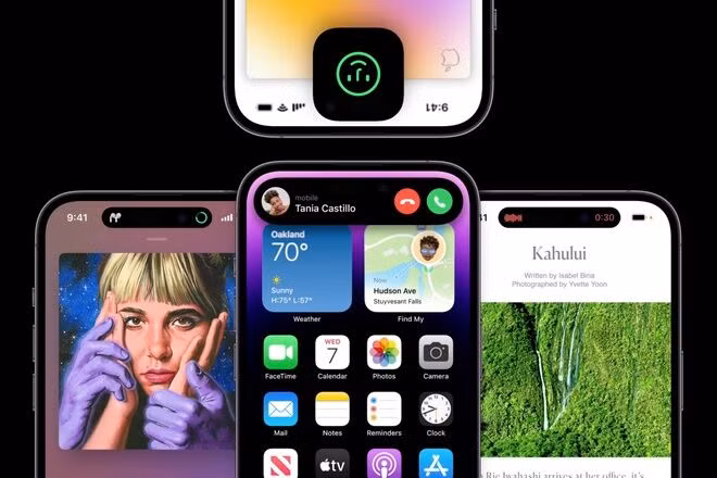 Tính năng màn hình Dynamic Island trên iPhone 14 Pro và 14 Pro Max
