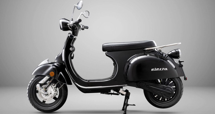 One Moto Electa chiếc xe máy điện mang phong cách retro