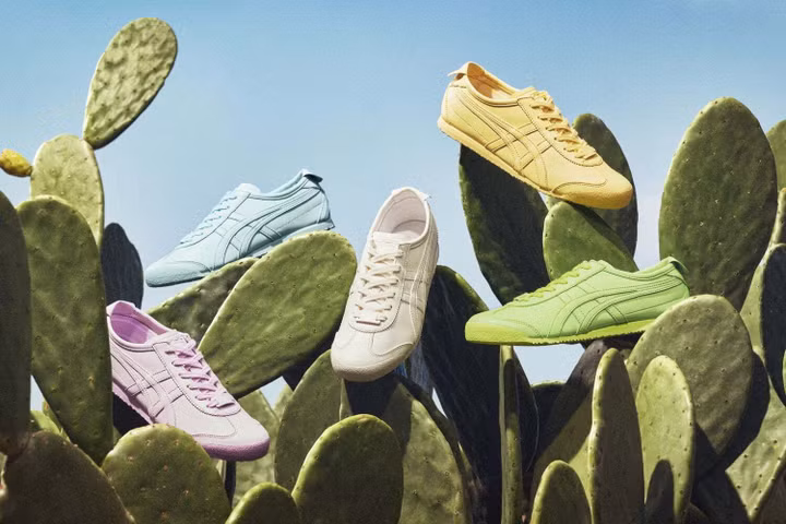 Onitsuka Tiger MEXICO 66™ CACTFUL™ sneaker sử dụng chất liệu cây xương rồng