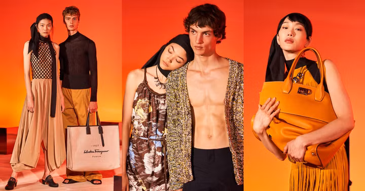 Salvatore Ferragamo mang "màu sắc Địa Trung Hải" cho BST mùa Xuân Hè 2022
