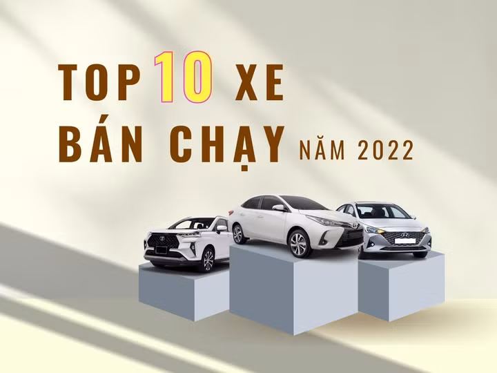 Top 10 xe bán chạy nhất năm 2022: Xe Việt mất hút, Toyota Vios quay lại vị trí số 1