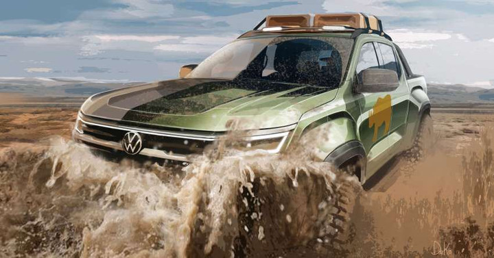 Volkswagen hé lộ thế hệ mới của Amarok sẽ ra mắt vào năm 2022