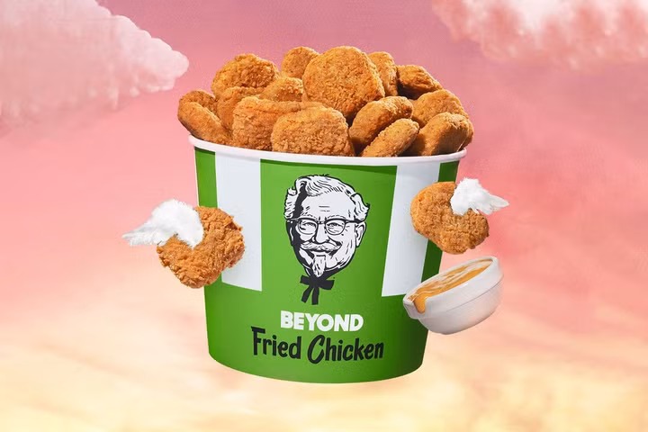 KFC bổ sung gà rán thuần chay vào menu mới