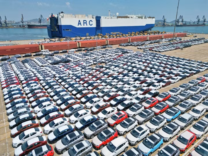 Xuất khẩu ô tô của Trung Quốc đạt mức cao kỷ lục trong tháng 8