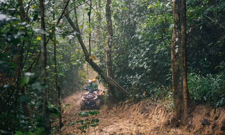 Lái xe địa hình khám phá rừng lim và 'nhà của Kong'